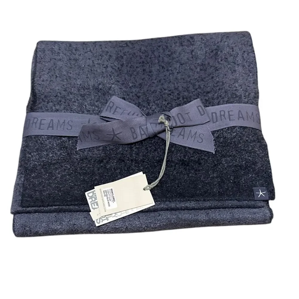 Barefoot Dreams CozyChic Lite Confetti Scarf Deep Sea Blue Indigo OS NWT